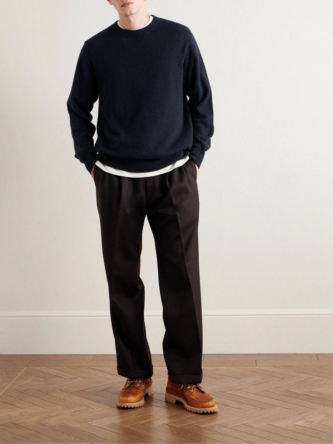 Kaptain Sunshine - Cashmere Sweater - Blue Kaptain Sunshine