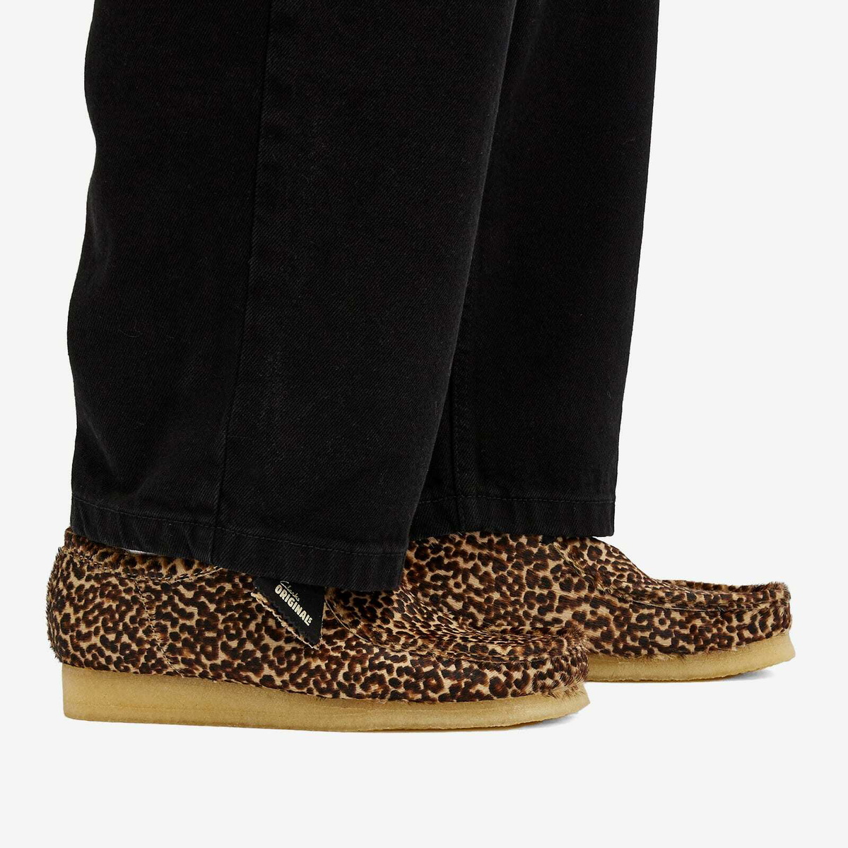 Clarks Originals Men's Wallabee Harajuku in Leopard Print Clarks