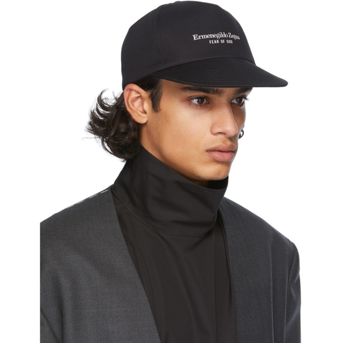 Fear of God Ermenegildo Zegna Black Logo Cap Fear of God