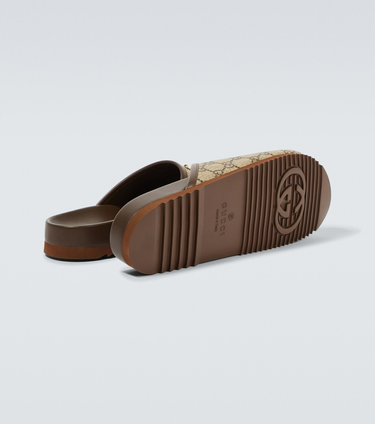 Gucci Horsebit GG canvas slippers Gucci