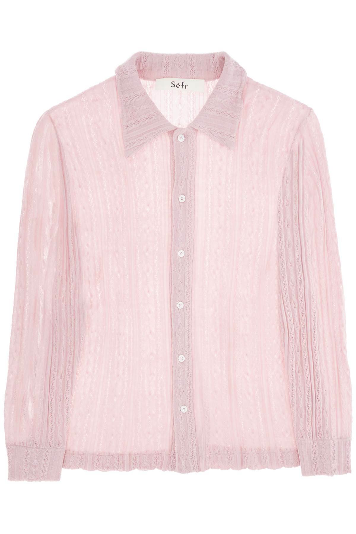 SEFR 'riku merino wool shirt Pink Séfr