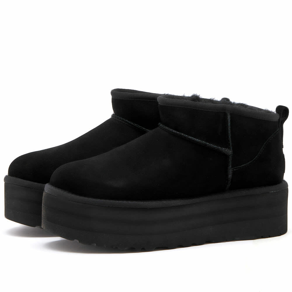 UGG Women's Classic Ultra Mini Platform in Black Ugg