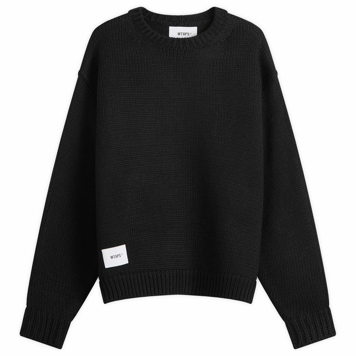 トップス WTAPS DUANE / SWEATER / POLY XL WTAPS Black Duane Sweater