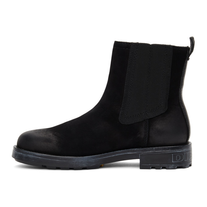 Diesel Black D-Throuper CB Chelsea Boots Diesel