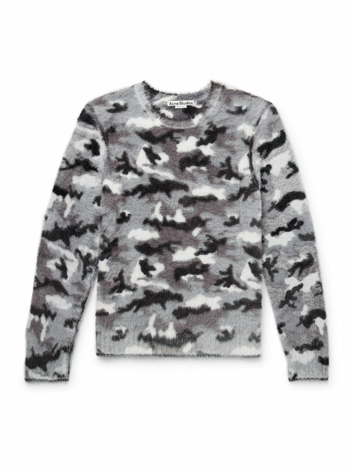 Acne Studios - Kairossa Slim-Fit Camouflage Jacquard-Knit Sweater