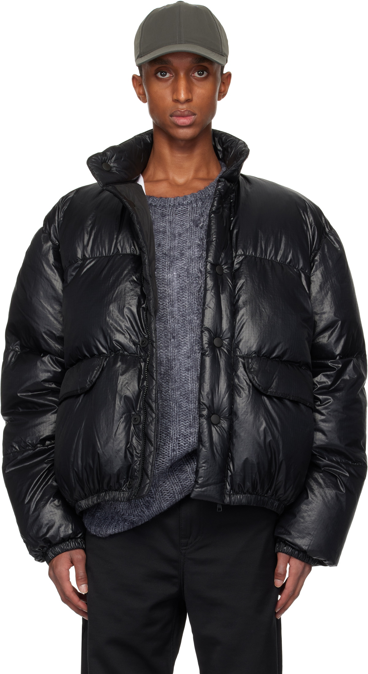 OUR LEGACY Black Inhale Puffa Jacket Our Legacy