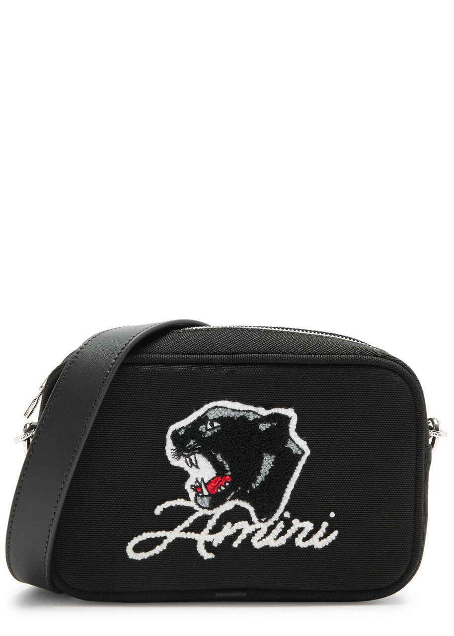 Amiri Panther Canvas Camera bag - Black - One Size Amiri