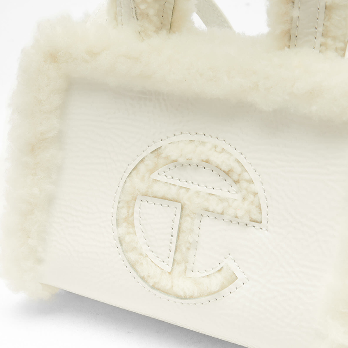 UGG Women's x TELFAR Small Shopper Bag in White Ugg