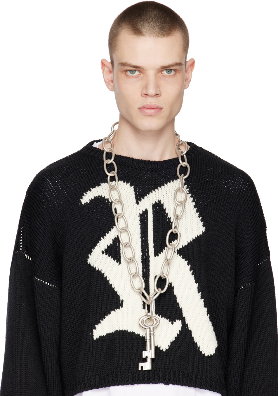 Raf Simons Silver Keys Necklace Raf Simons