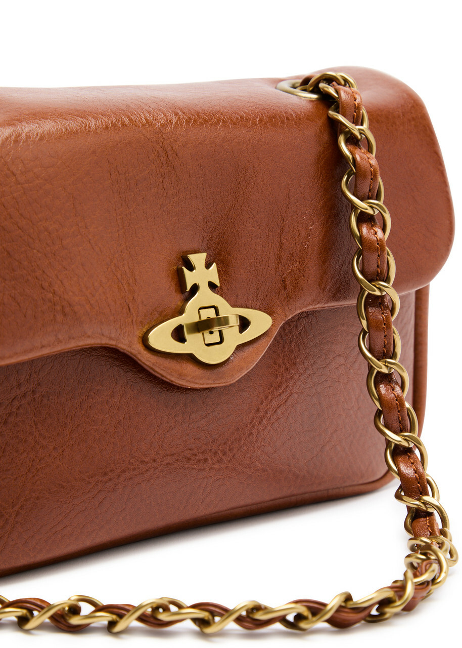 Vivienne Westwood Anita Small Leather Shoulder bag - Tan - One