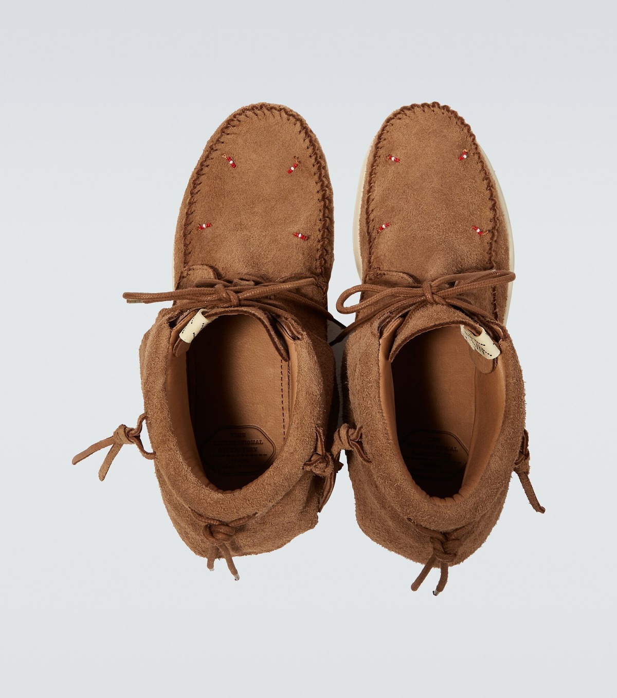 Visvim - FBT fringed suede moccasins Visvim