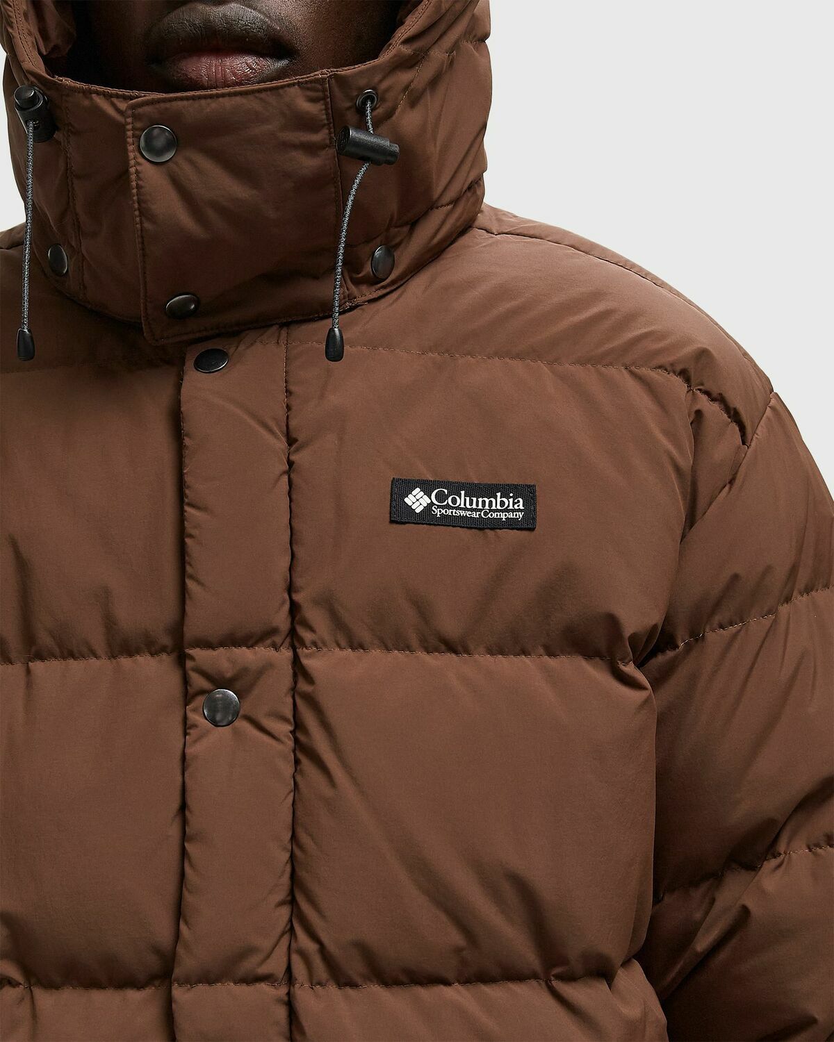 Columbia Wallowa™ Down Hooded Jacket Brown Mens Down & Puffer