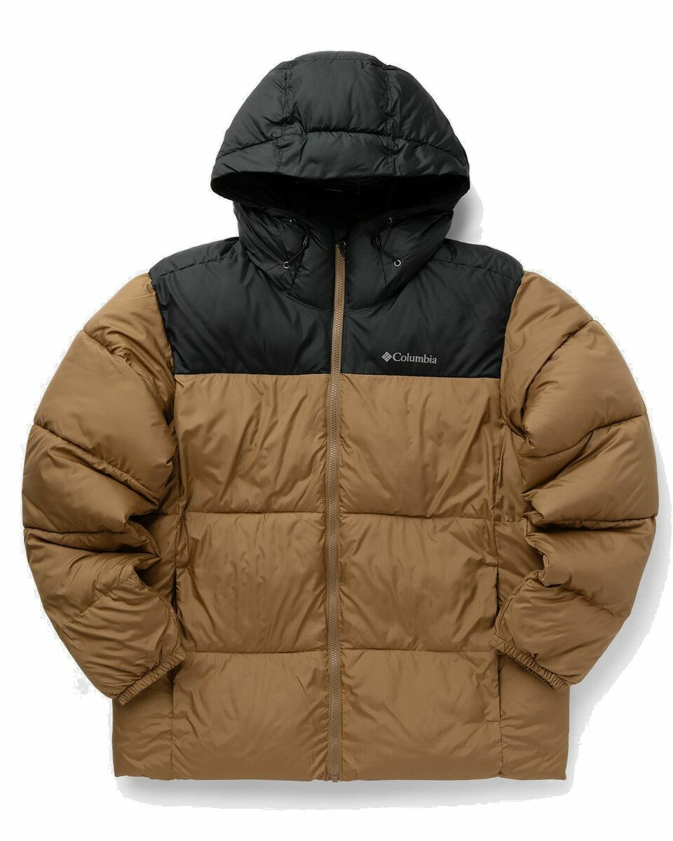 Columbia Puffect Hooded Jacket Black/Brown Down & Puffer Jackets