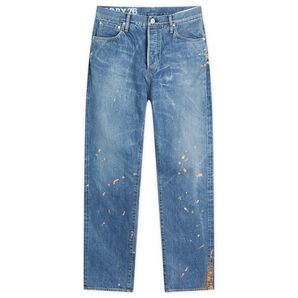 Visvim Men's Social Sculpture 11 13 oz Straight Leg Dry 26 Jeans