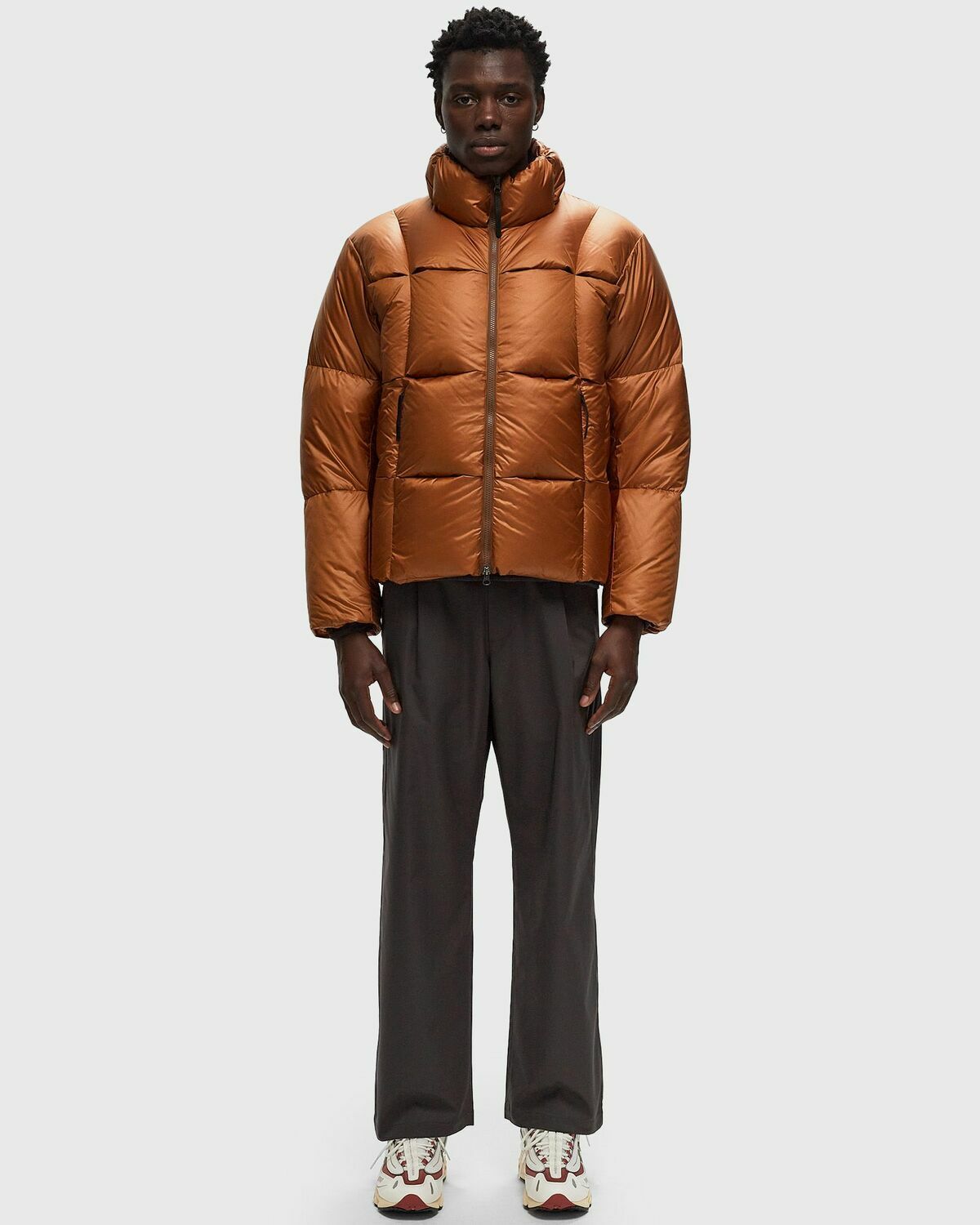 Goldwin Three Dimensional Down Jacket Brown Down & Puffer Jackets