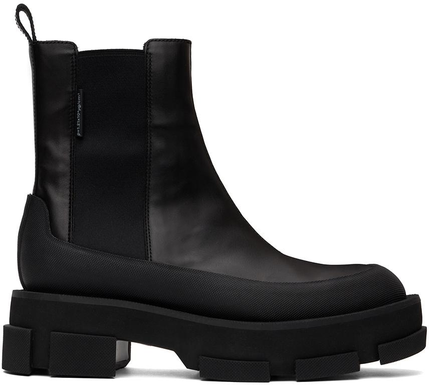 both Black Gao Chelsea Boots both