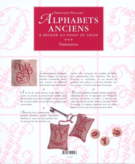 Alphabets anciens - a broder au point de croix : Véronique