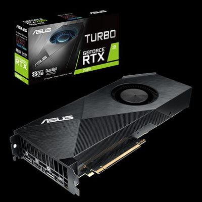 ASUS GeForce RTX 2080 8G Turbo Edition GDDR6 HDMI DP 1.4 USB Type