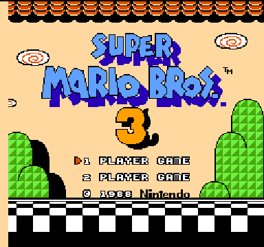 スーパーマリオブラザーズ3」ファミコンソフトの最高傑作と銘打たれて