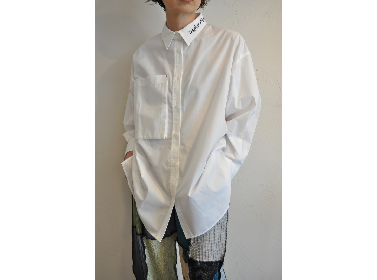 専用です‼️今季秋冬物トーマスマグパイのビックカラーシャツホワイト