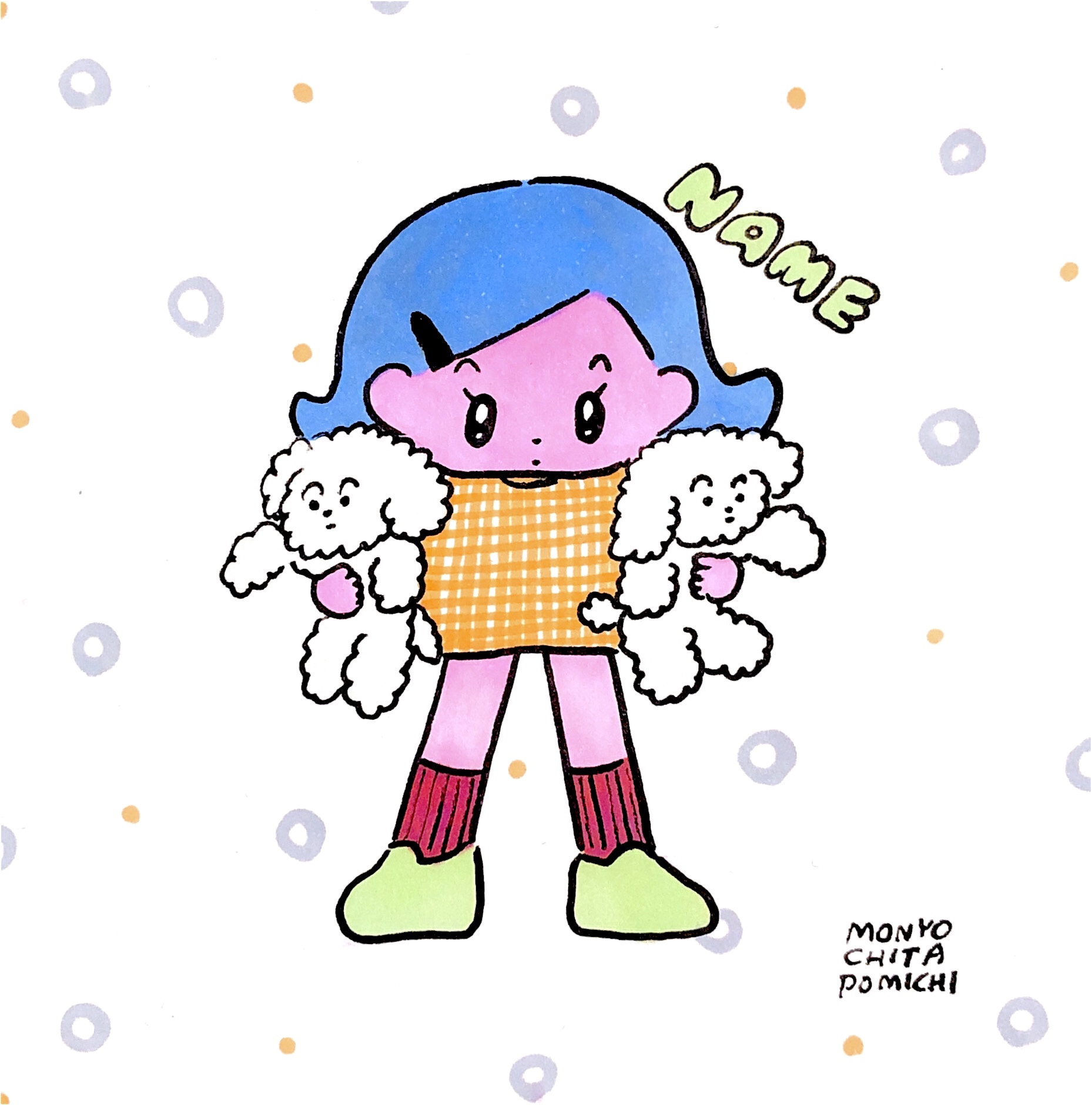 2020.9.9～9.14 モニョチタポミチ個展『MONYO GIRLS』 | TOKYO PiXEL