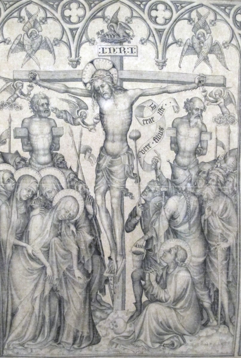 キリストの十字架の上に「罪状書き」。 | 名画を読み解く
