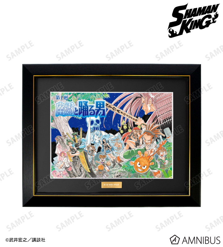 SHAMAN KING - 第1廻 幽霊と踊る男 扉絵 キャラファイングラフ