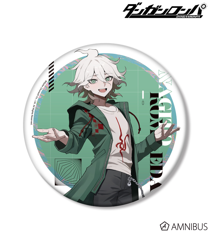 ダンガンロンパ グラフアート アニメ 絶望編 缶バッジ 十六夜 狛枝