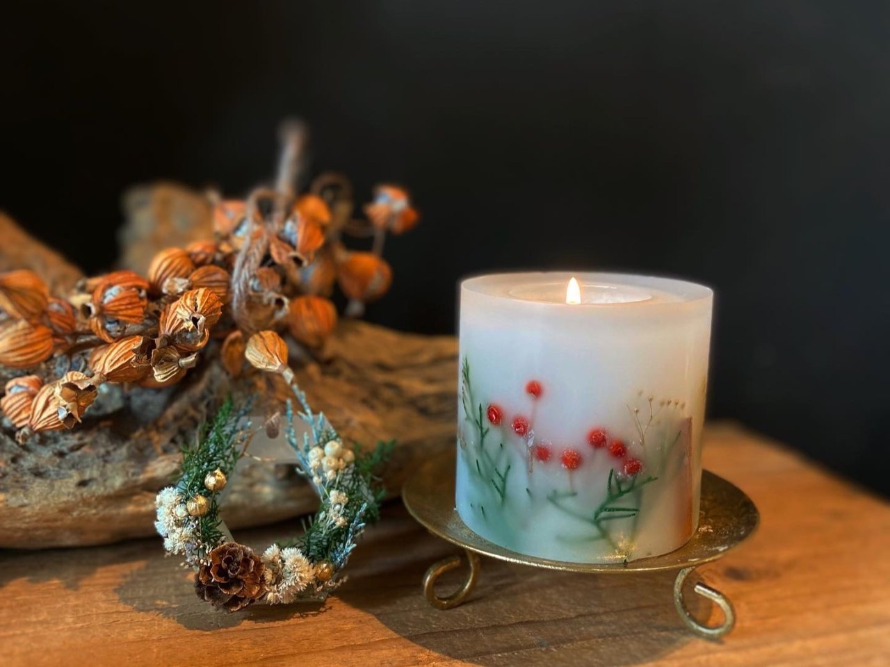 札幌・宮の森】アロマワックスサシェも作れる！≪ボタニカルキャンドル