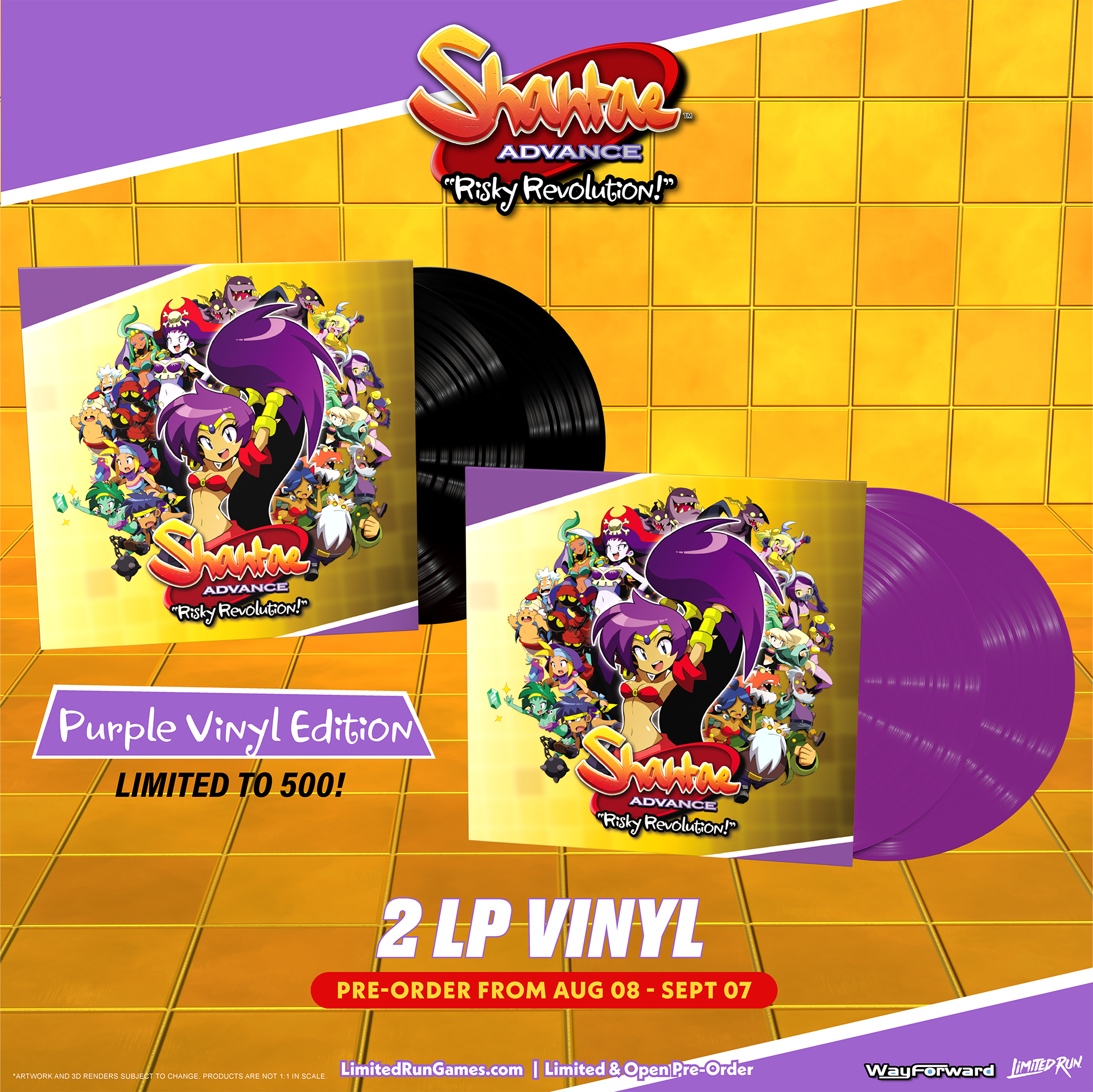 Shantae Advance: Risky Revolution - 2LP Vinyl – Limited Run Games