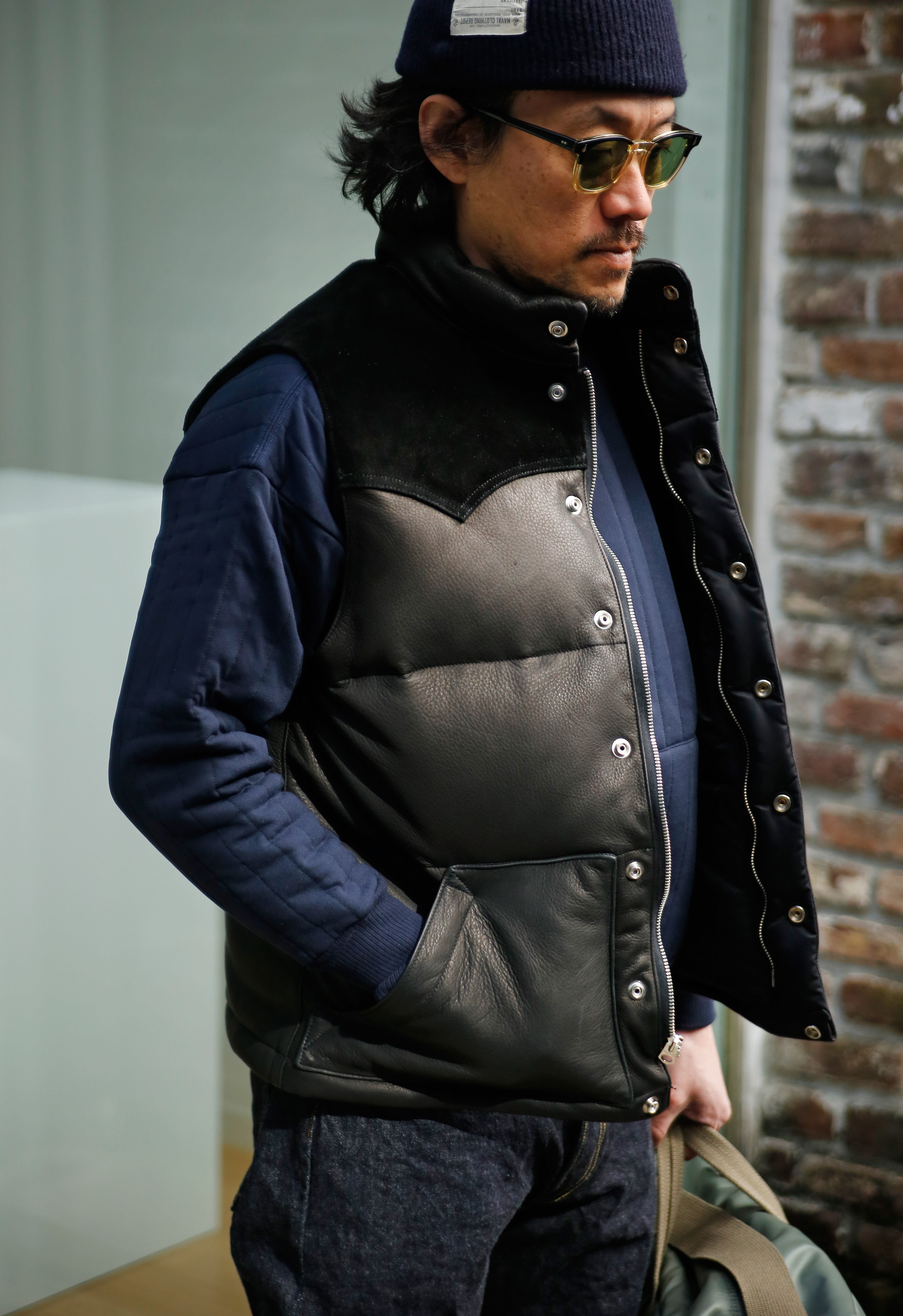 DEERSKIN DOWN VEST – The Real McCoy's