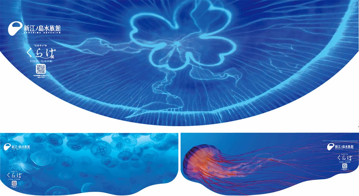 新江ノ島水族館が小田急線で電車ジャック「くらげとれいん」実施、31日まで