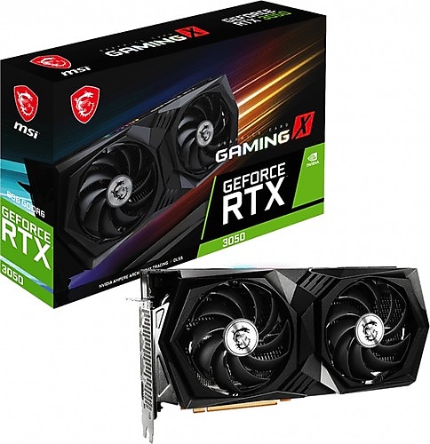 MSI RTX 3050 Gaming X 8G 128 Bit GDDR6 8 GB Ekran Kartı Fiyatları
