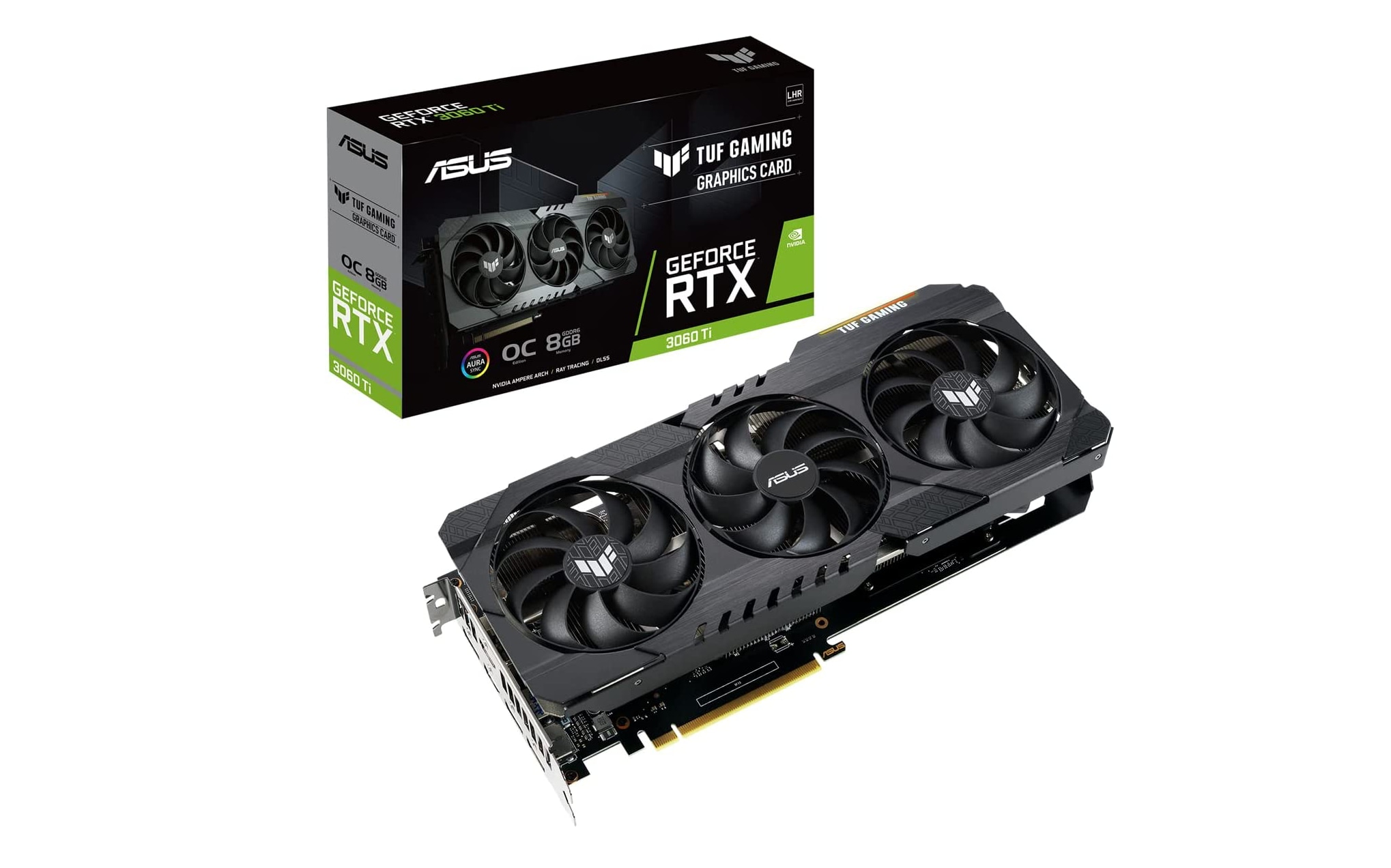 Asus RTX 3060 TI DUAL-RTX3060TI-O8G-V2 256 Bit GDDR6 8 GB Ekran
