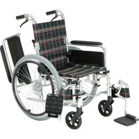 幸和製作所 アルミ製車いす S15 ワインレッド 1台（直送品） - アスクル