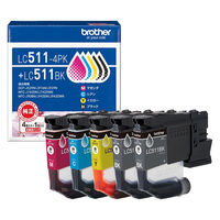 ブラザー（brother） 純正インク LC119/115-4PK 4色パック（大容量