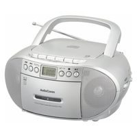 株式会社オーム電機 CDラジオカセットレコーダー シルバー 03-5038 1個