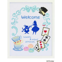クロスステッチ 刺しゅうキット ディズニー ウェルカムボード 不思議の