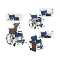 片山車椅子製作所 KARL(カール) 自走式 KW-901B スカッシュ・ブルー