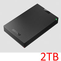 バッファロー ポータブルHDD 500GB USB3.1（Gen.1）対応 ブラック 外