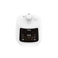 T-fal ラクラ・クッカー コンパクト電気圧力鍋 ホワイト 3L 便利家電