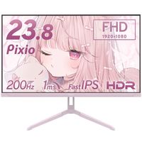 Pixio ゲーミングモニター 23.8インチ 200Hz IPS ピンク PX248WAVEK-O