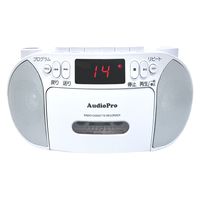 株式会社オーム電機 CDラジオカセットレコーダー シルバー 03-5038 1個