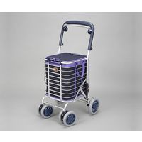 ユーバ産業 シルバーカー(ワイヤーカート) A-0245M(BL) 1個 61-7363-60
