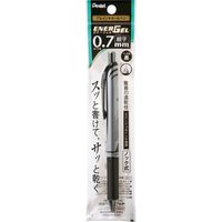 ぺんてる ゲルボールペン エナージェルノック BL77 07 シルバー軸