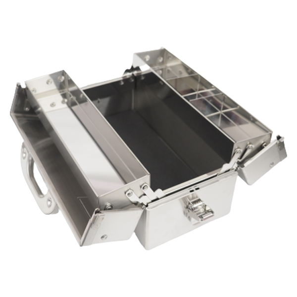 仁張工作所 ステンレス両開き工具箱 SKS-370 1台（直送品） - アスクル