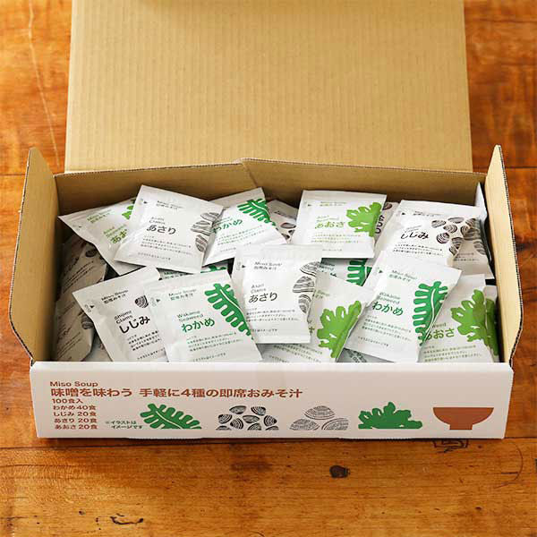 復活特別価格】ひかり味噌 味噌を味わう 手軽に4種の即席おみそ汁 1箱