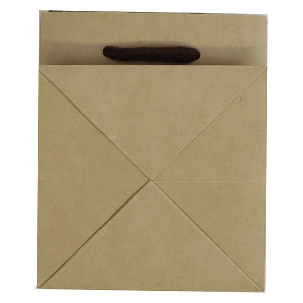 紙袋】クラフトバッグ 真四角型 Sサイズ 1セット（50枚:10枚入×5袋