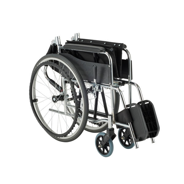マキテック スチール製 自走用車いす ノーパンクタイヤ EX-11KGS 1台