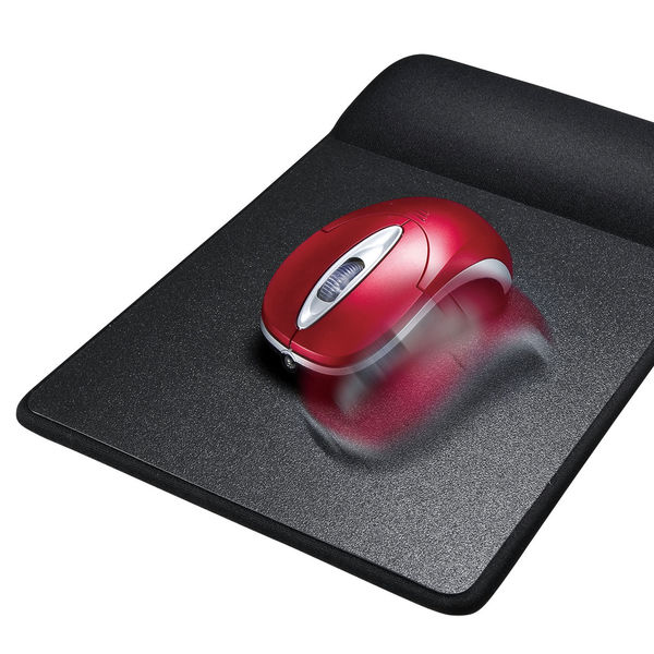 サンワサプライ リストレスト付マウスパッド ブラック MPD-GELNNBK